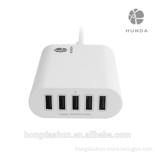 50w 5 port smart charger for mobile phone custom usb phone charger